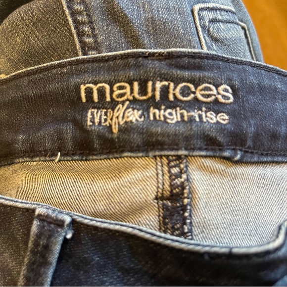 Maurices Dark Blue High Rise Women Jeans - Picture 7 of 7
